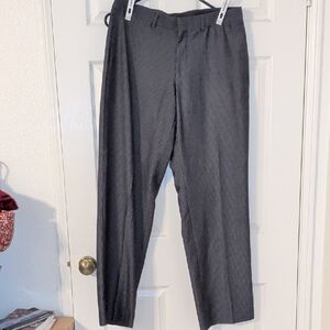 Men’s Tailored Gray Dress Pants — Classic Straight Fit